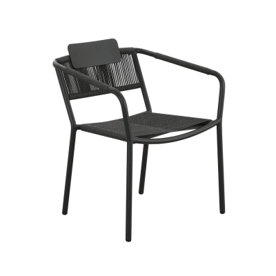 Coral dining chair with arms