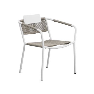 Coral dining chair with arms